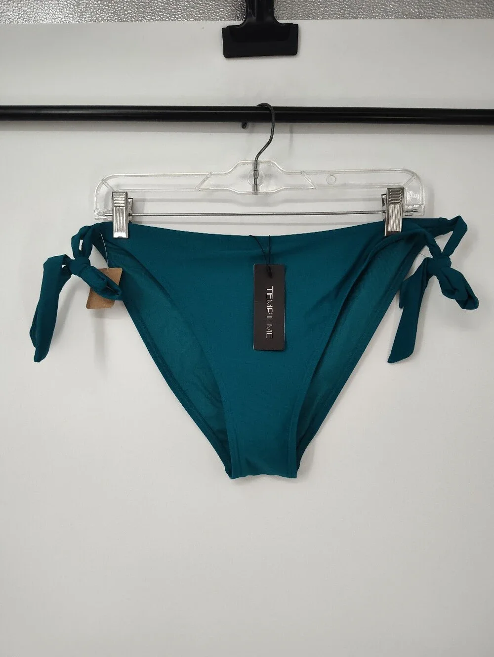 Tempt Me New With Tags Women’s Teal Side-Tie Bikini Bottom Size X Large